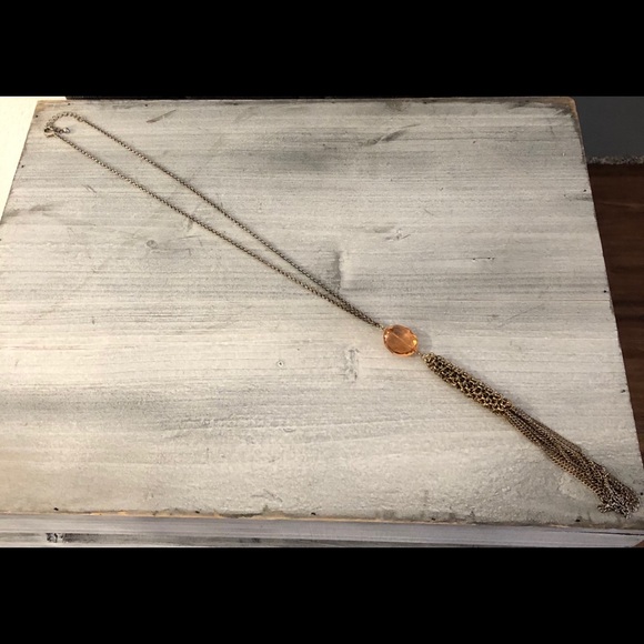 Pink Stone Pendant Necklace - Picture 4 of 4